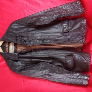 Wilsons Leather Jacket. M.Julian, 100% Leather.